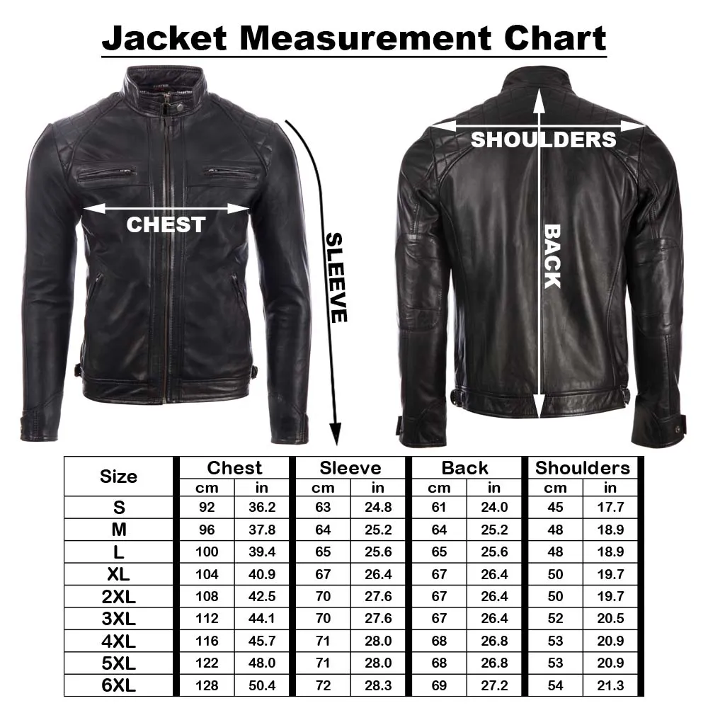 44T9 Men's Biker Jacket - Nevada Brown