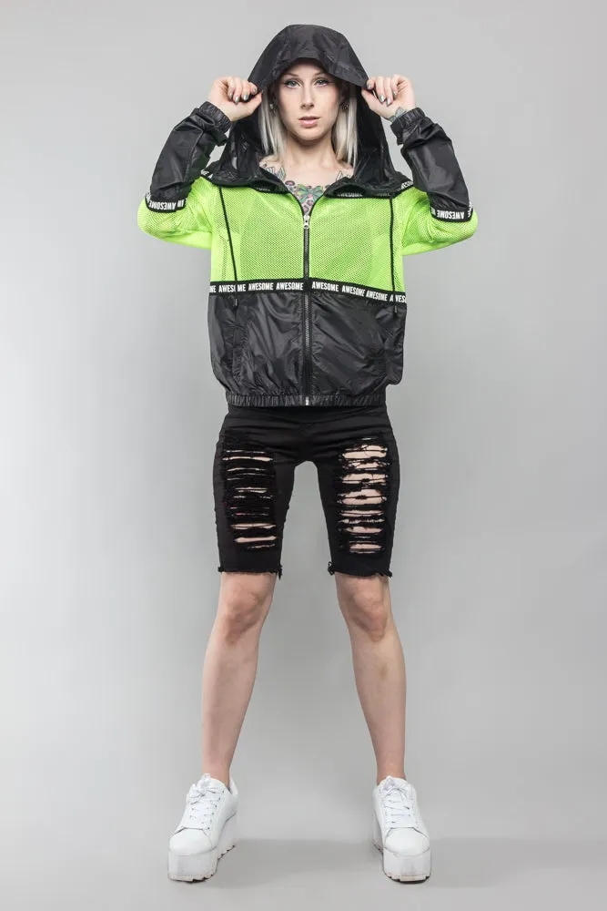 Awesome Fishnet Windbreaker