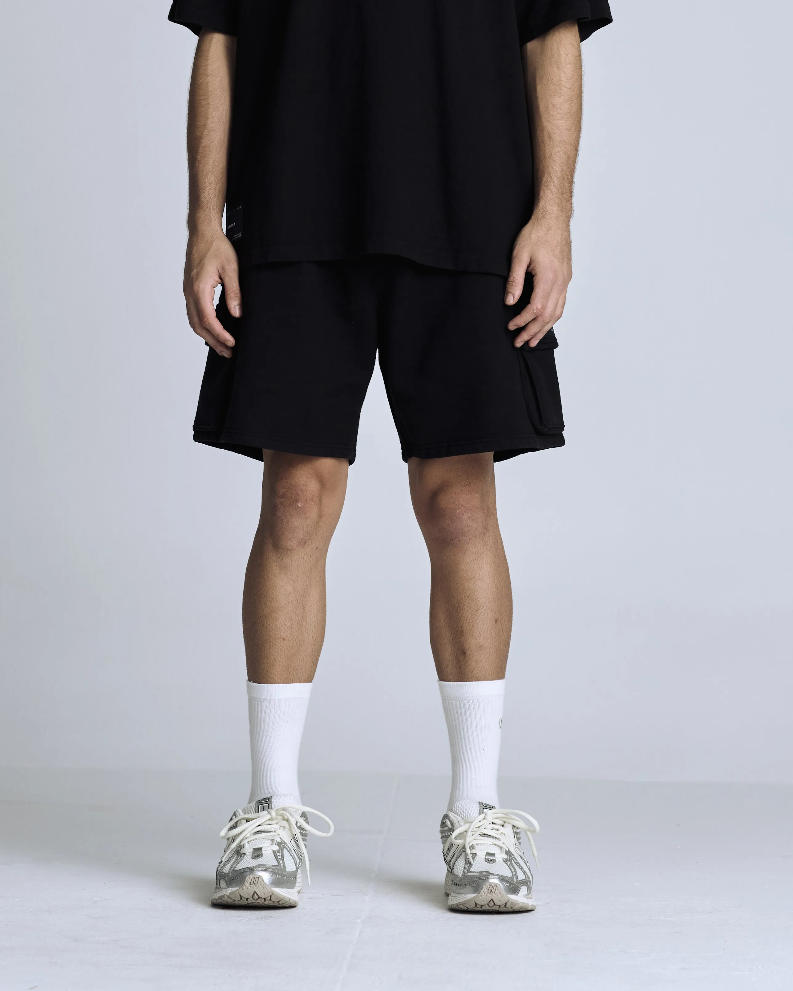 Basic Cargo Short Black