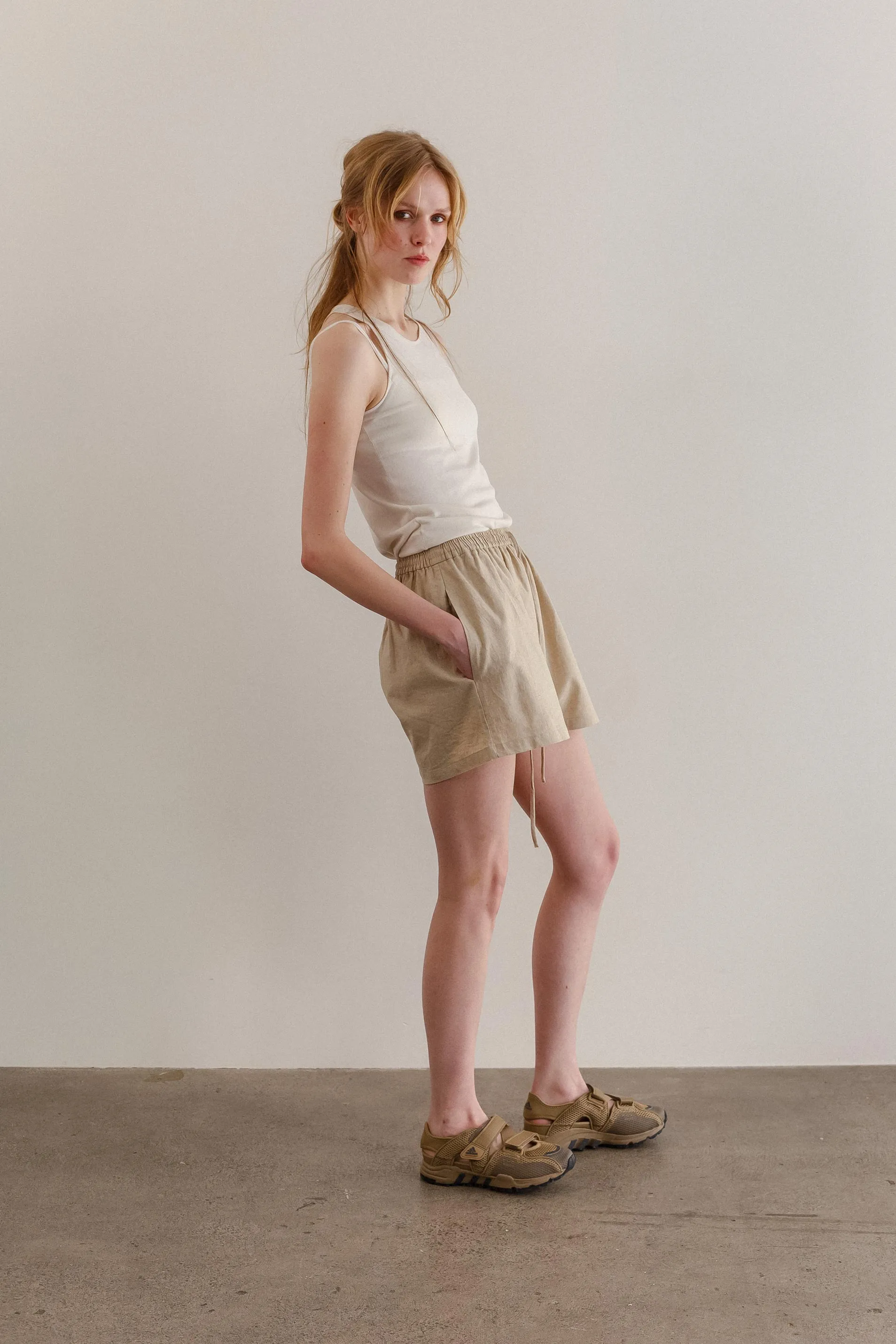 Bay Linen Shorts