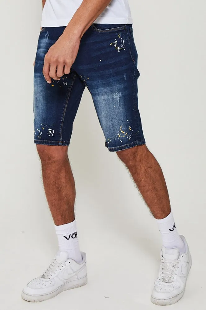 Bempton Denim Short - Dark Blue