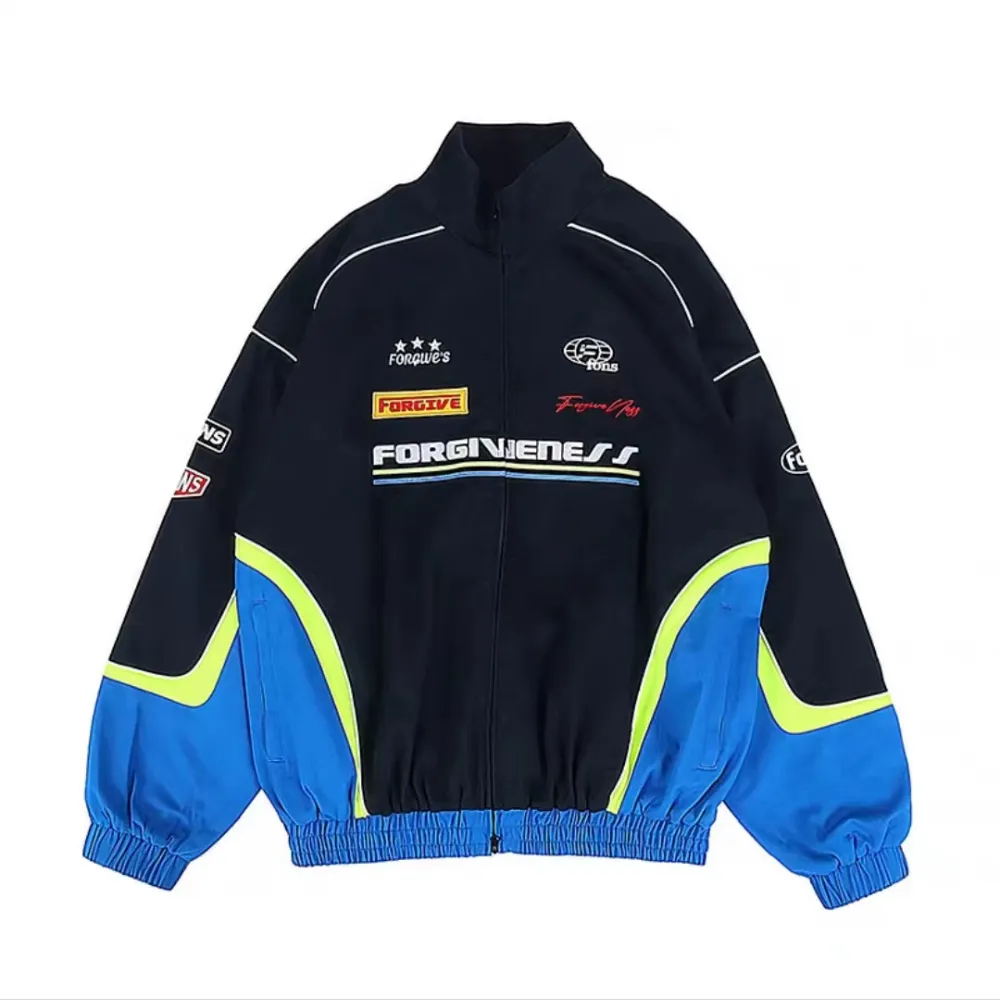 Bold Contrast Racing Jacket