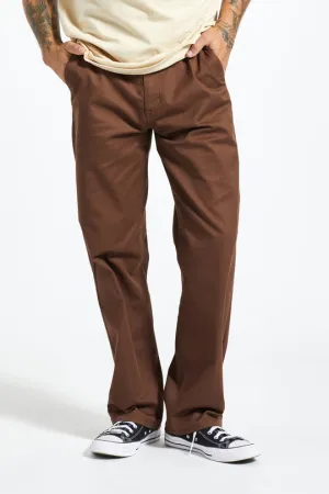 BRIXTON CHOICE CHINO RELAXED PANT PINECONE BROWN