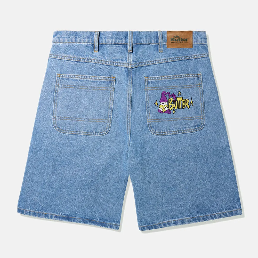 Butter Goods - Wizard Denim Shorts - Washed Indigo