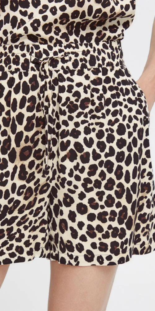 B.Young Leopard Print Shorts