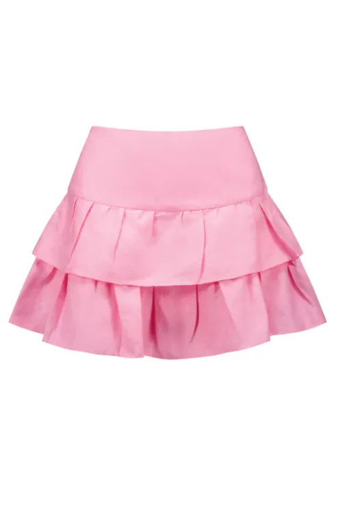 Caitlin Crisp Newport shorts - Barbie linen