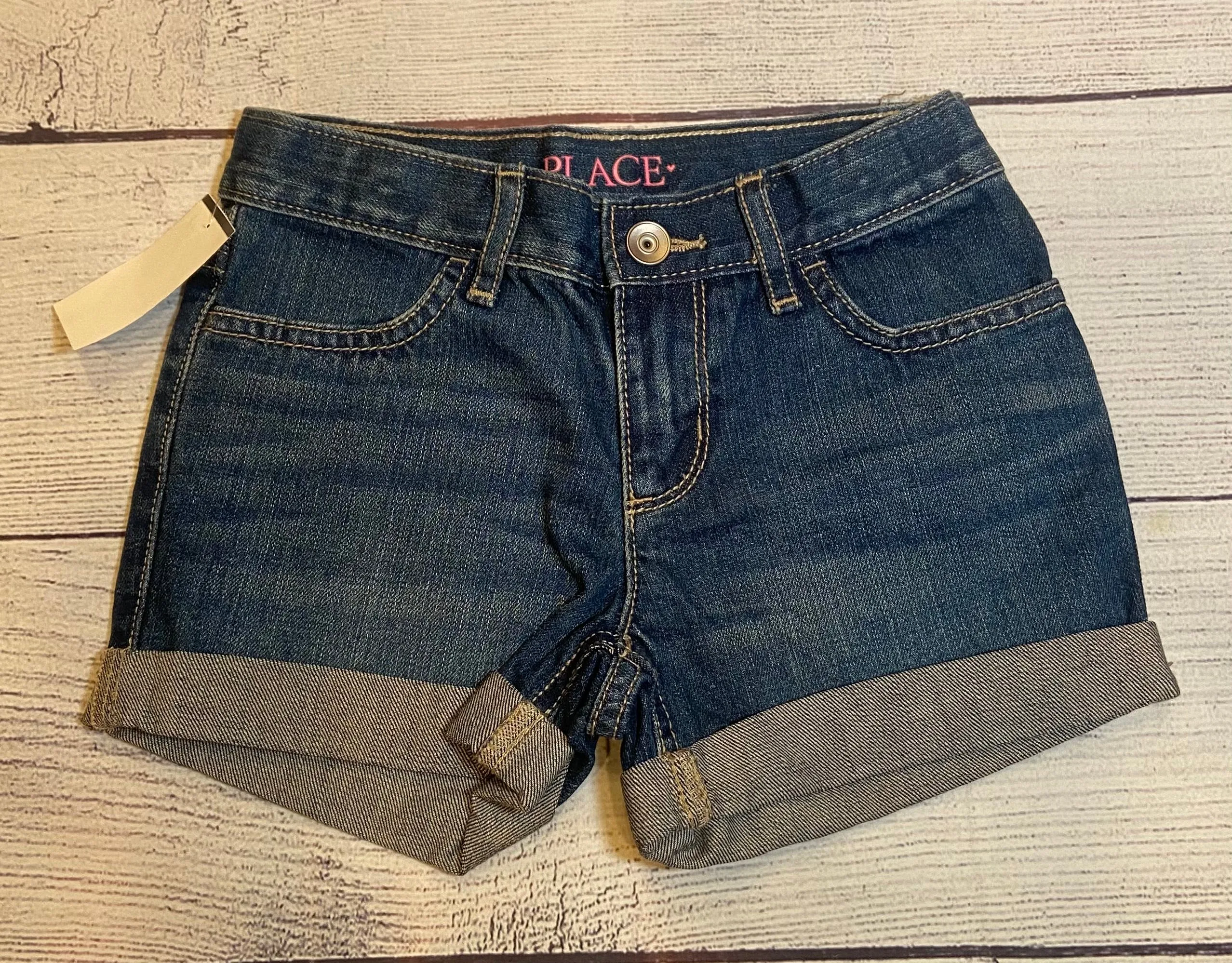 Children's Place Jean Shorts Girls size 6 NWT