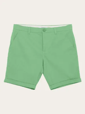 CHUCK regular chino poplin shorts - Shale Green