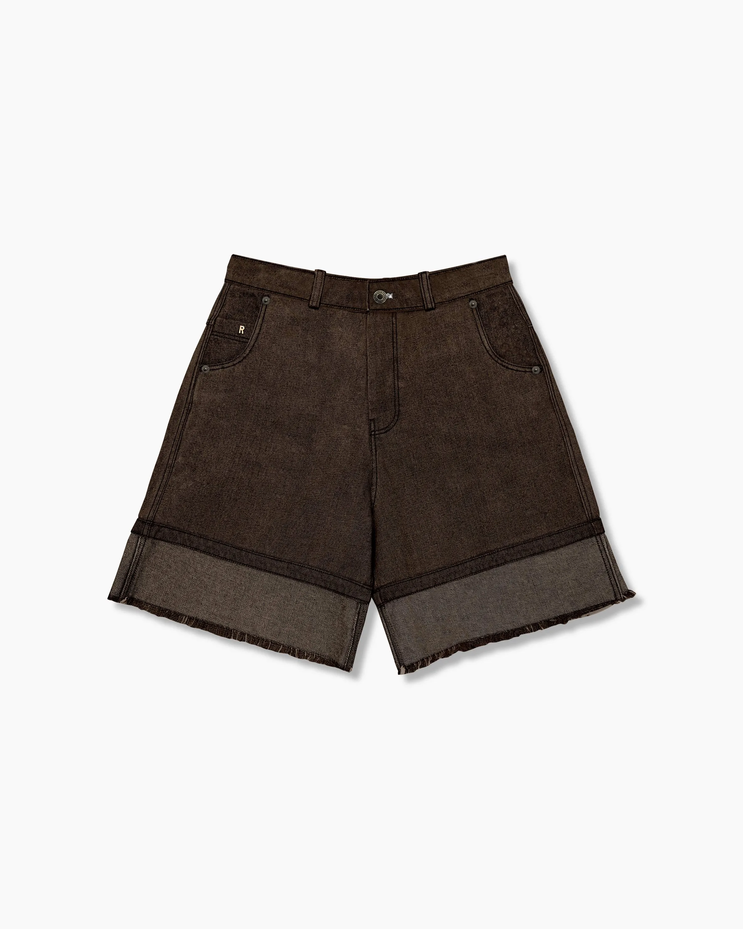 Inverse Denim Shorts - Copper