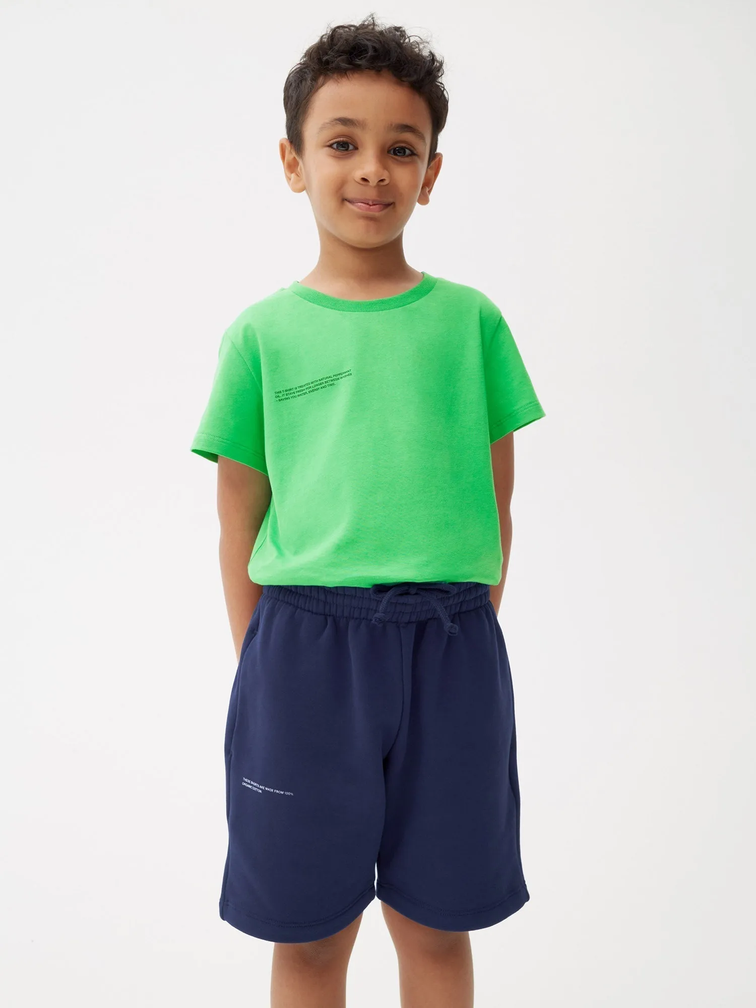 Kids' 365 Midweight Long Shorts—navy blue