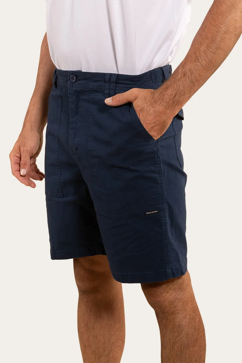 Lancaster Mens Cargo Short - Dark Navy