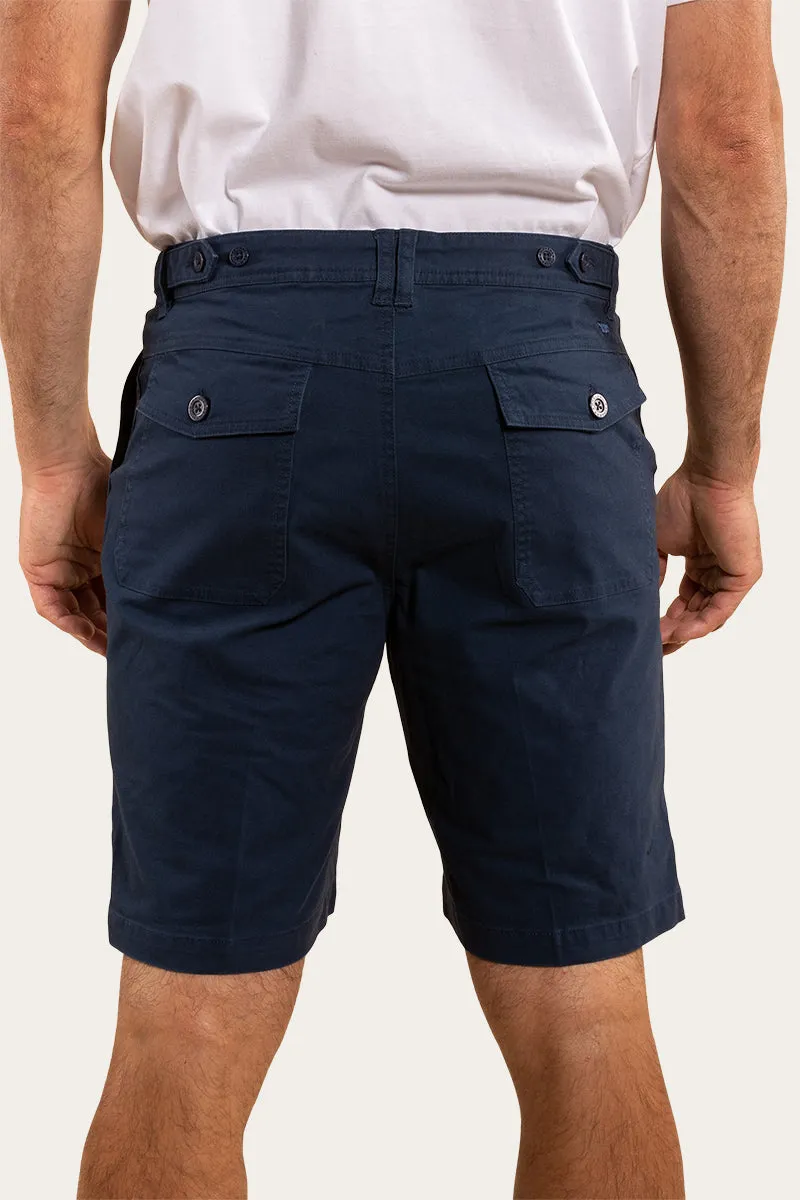 Lancaster Mens Cargo Short - Dark Navy