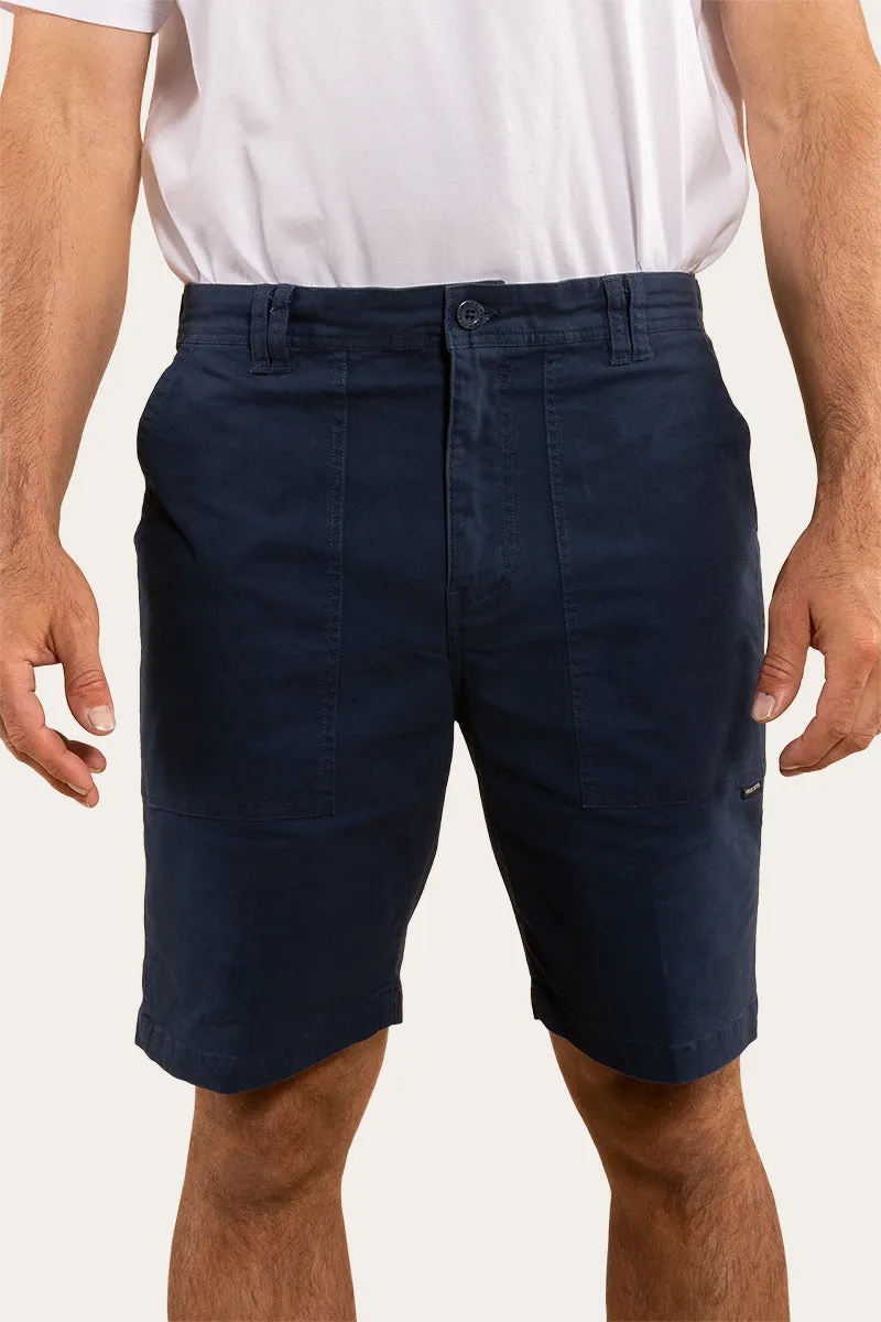 Lancaster Mens Cargo Short - Dark Navy