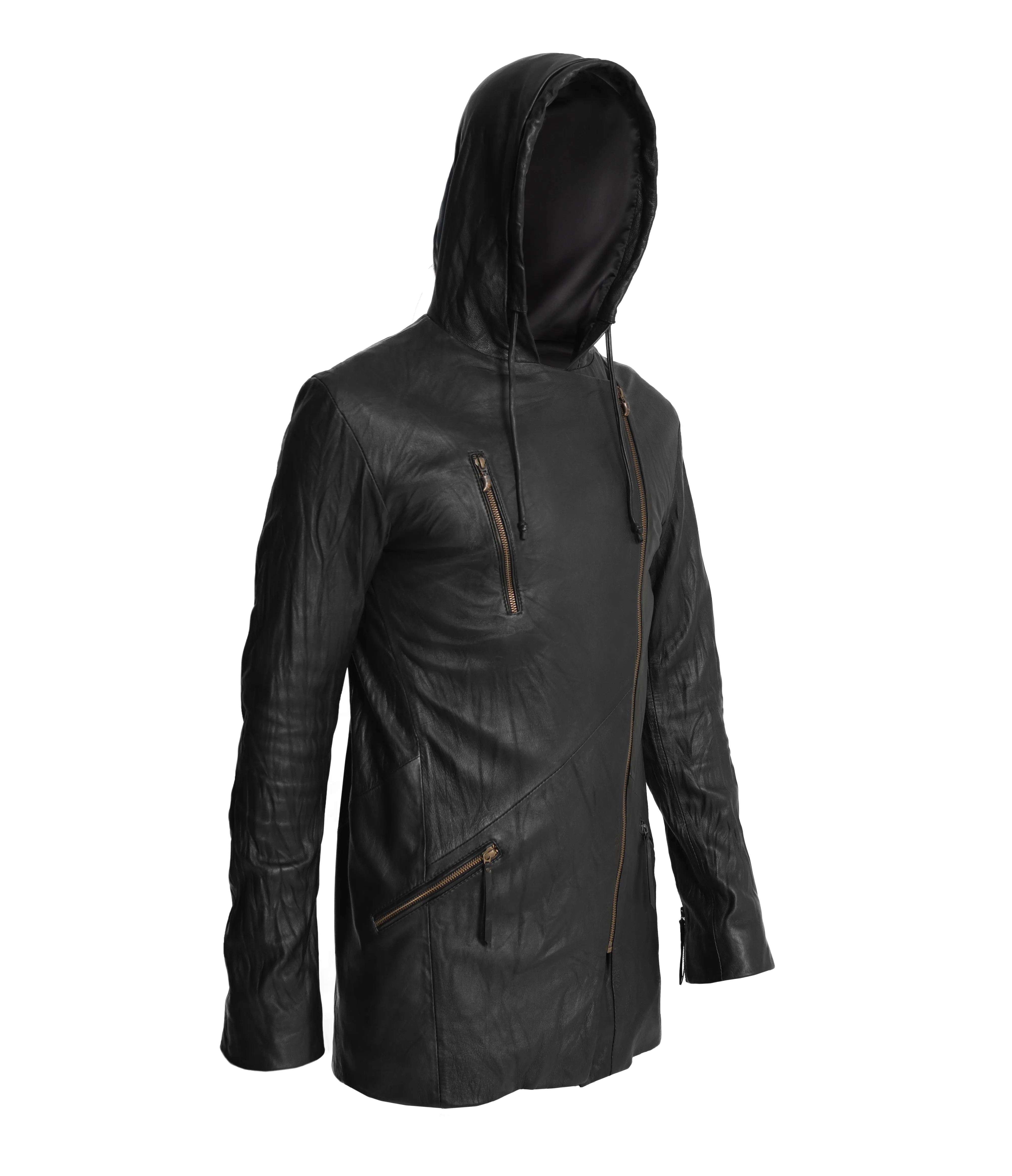 Lark Leather Hoody