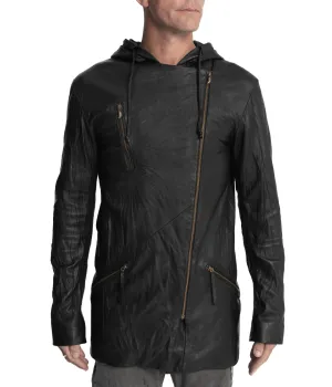 Lark Leather Hoody