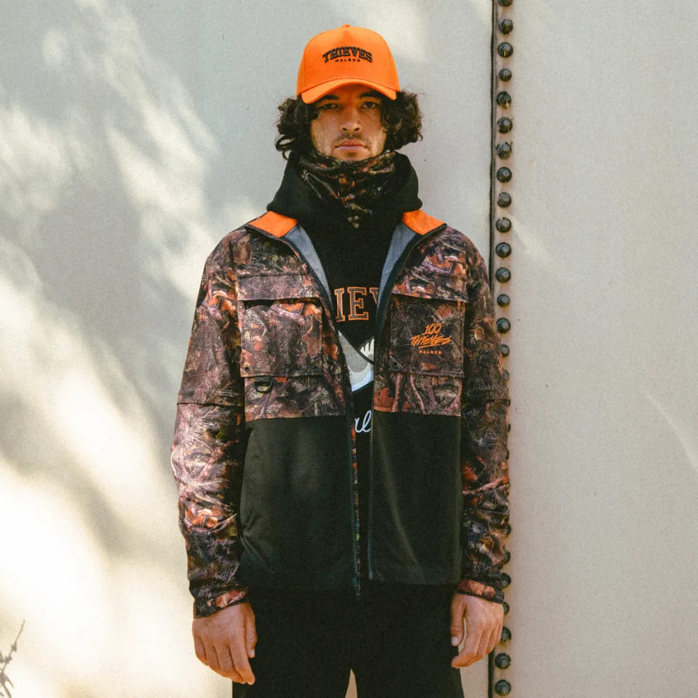 Malbon x 100 Thieves Woodsman Zip Off Windbreaker