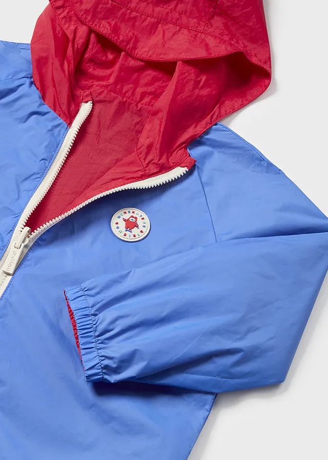 Mayoral 1452 074 - Red/Blue Reversible Windbreaker