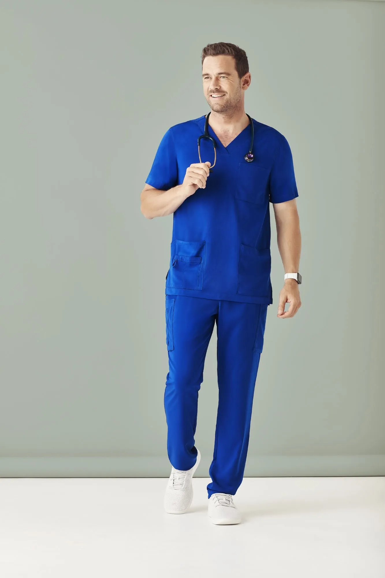 Mens Multi-Pocket Scrub Pant