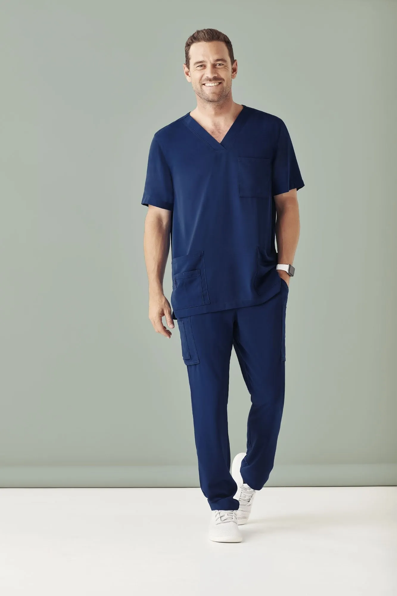 Mens Multi-Pocket Scrub Pant