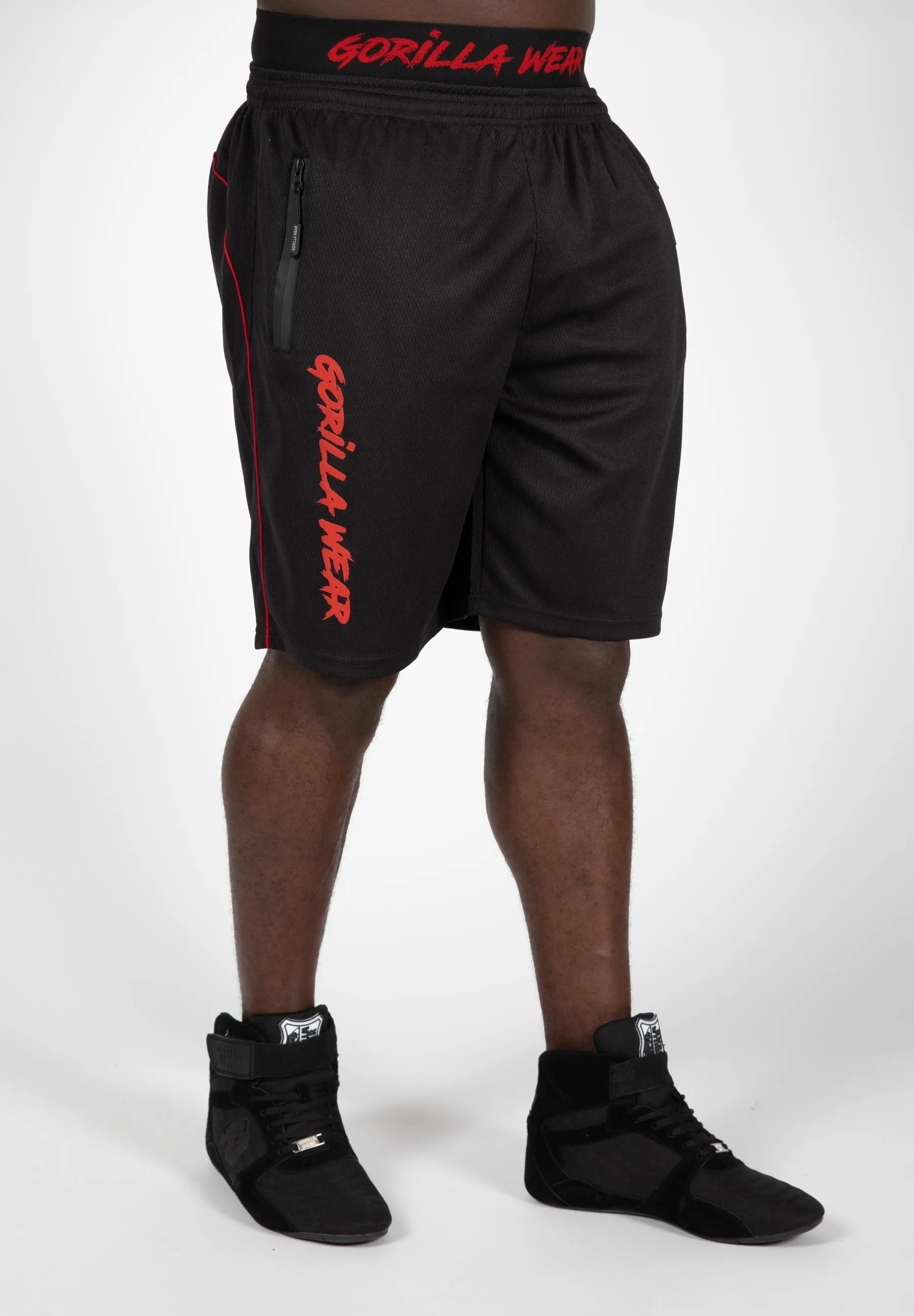 Mercury Mesh Shorts - Black/Red