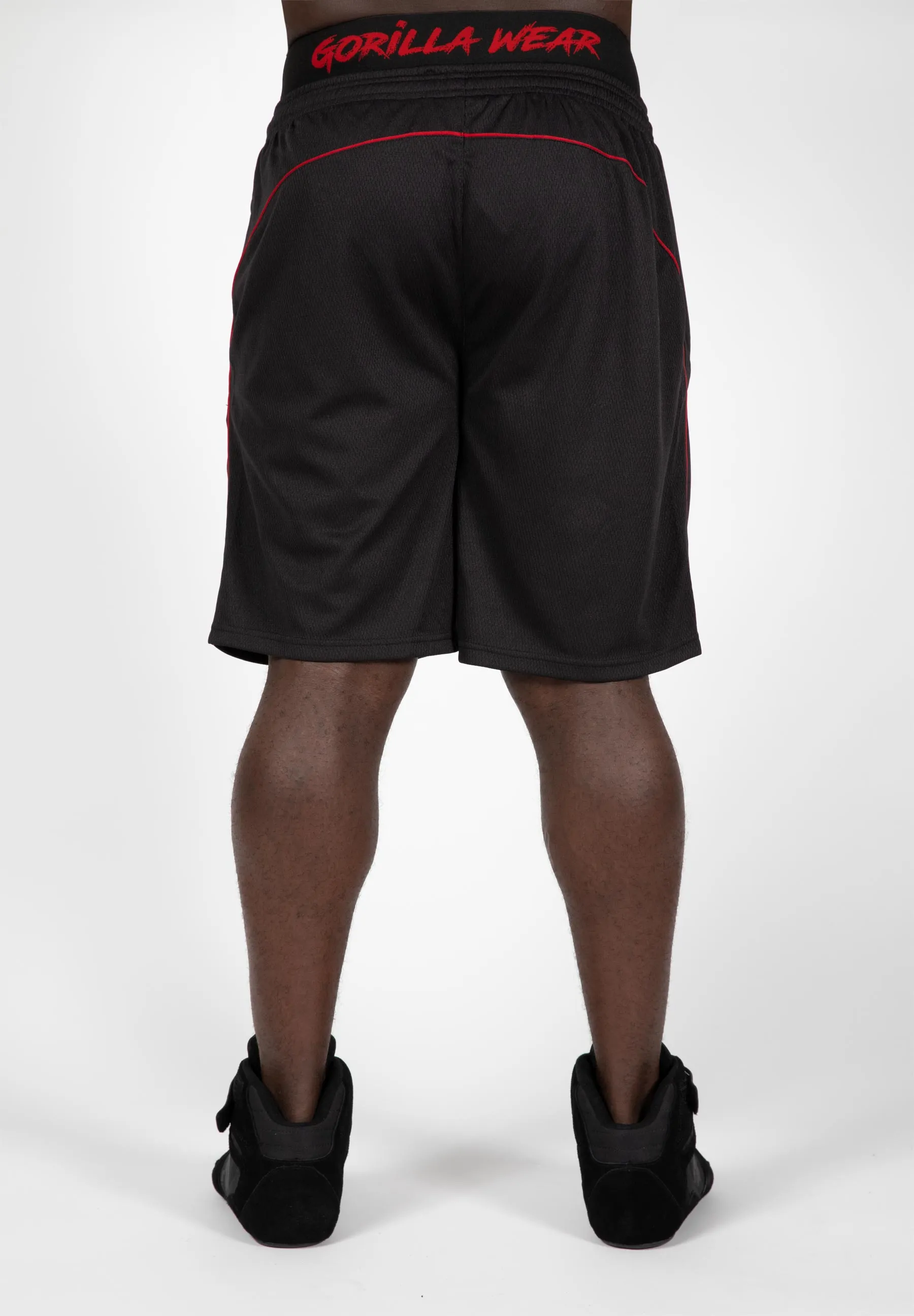 Mercury Mesh Shorts - Black/Red