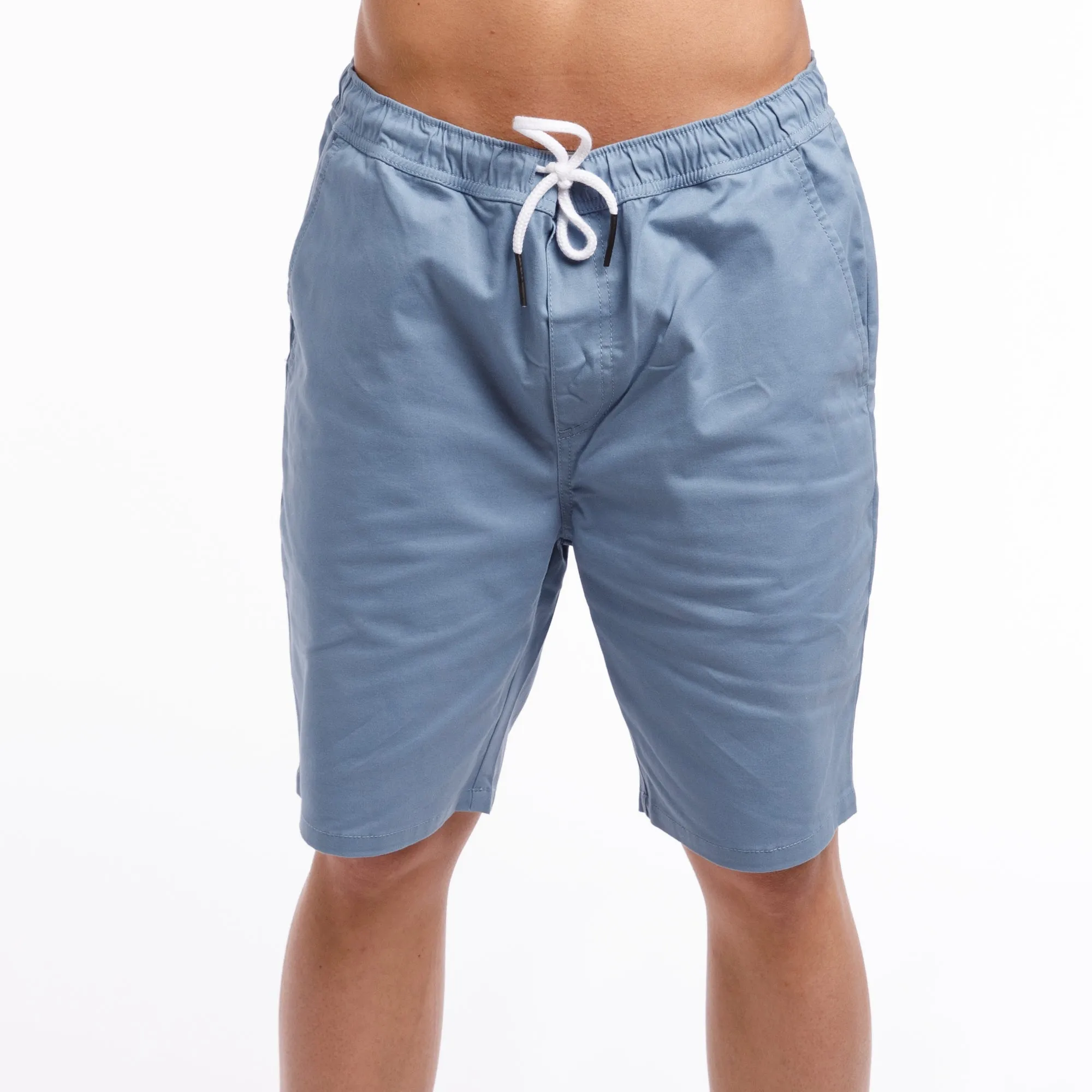 Organic Relaxed Drawstring Twill Chino Shorts