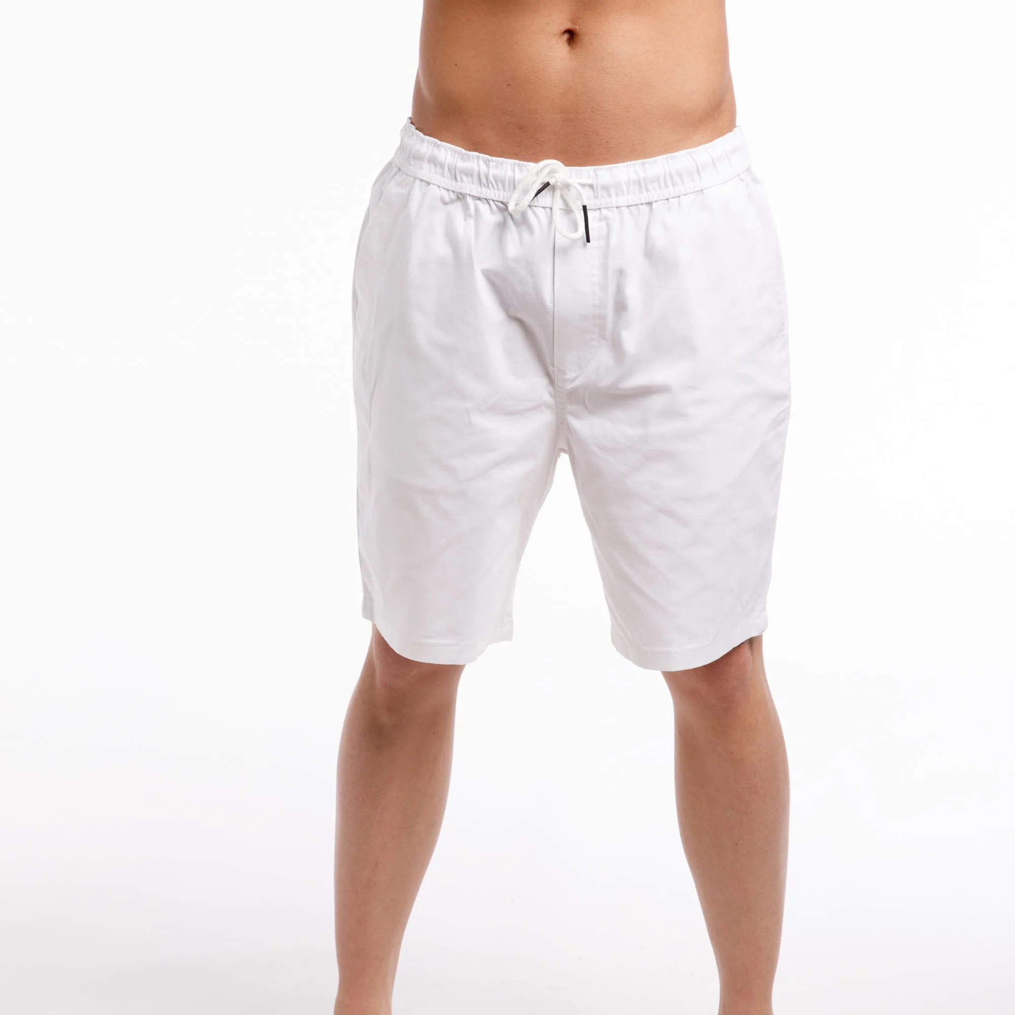 Organic Relaxed Drawstring Twill Chino Shorts