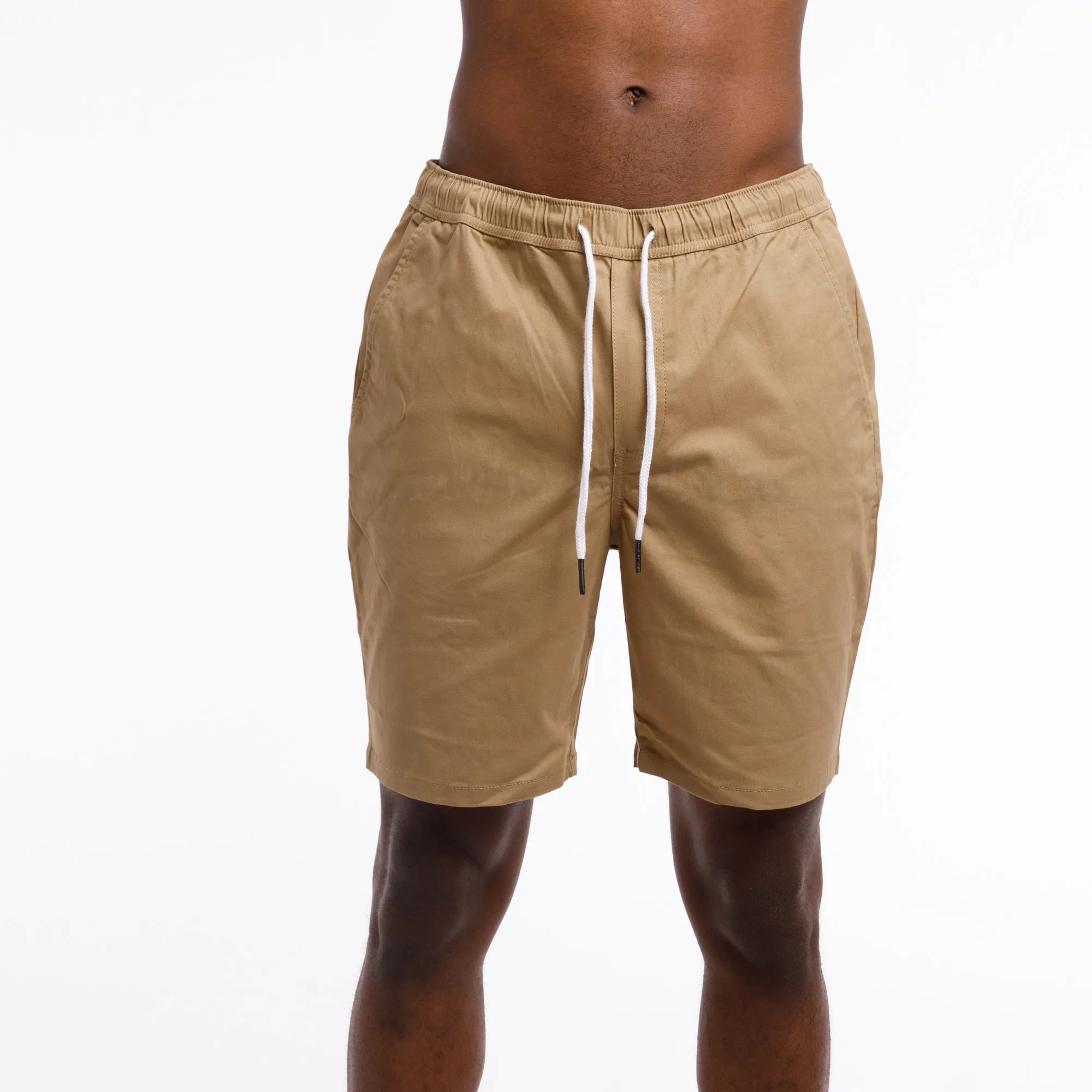 Organic Relaxed Drawstring Twill Chino Shorts