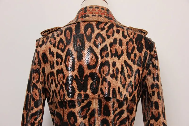 Pre Order:  Cheetah Trench Coat