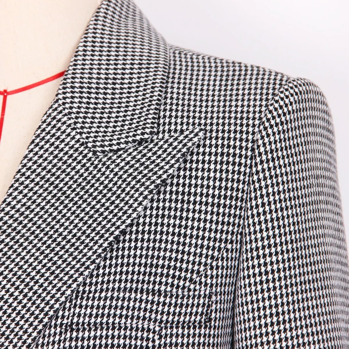 Pre Order:  Houndstooth Lapel Jacket