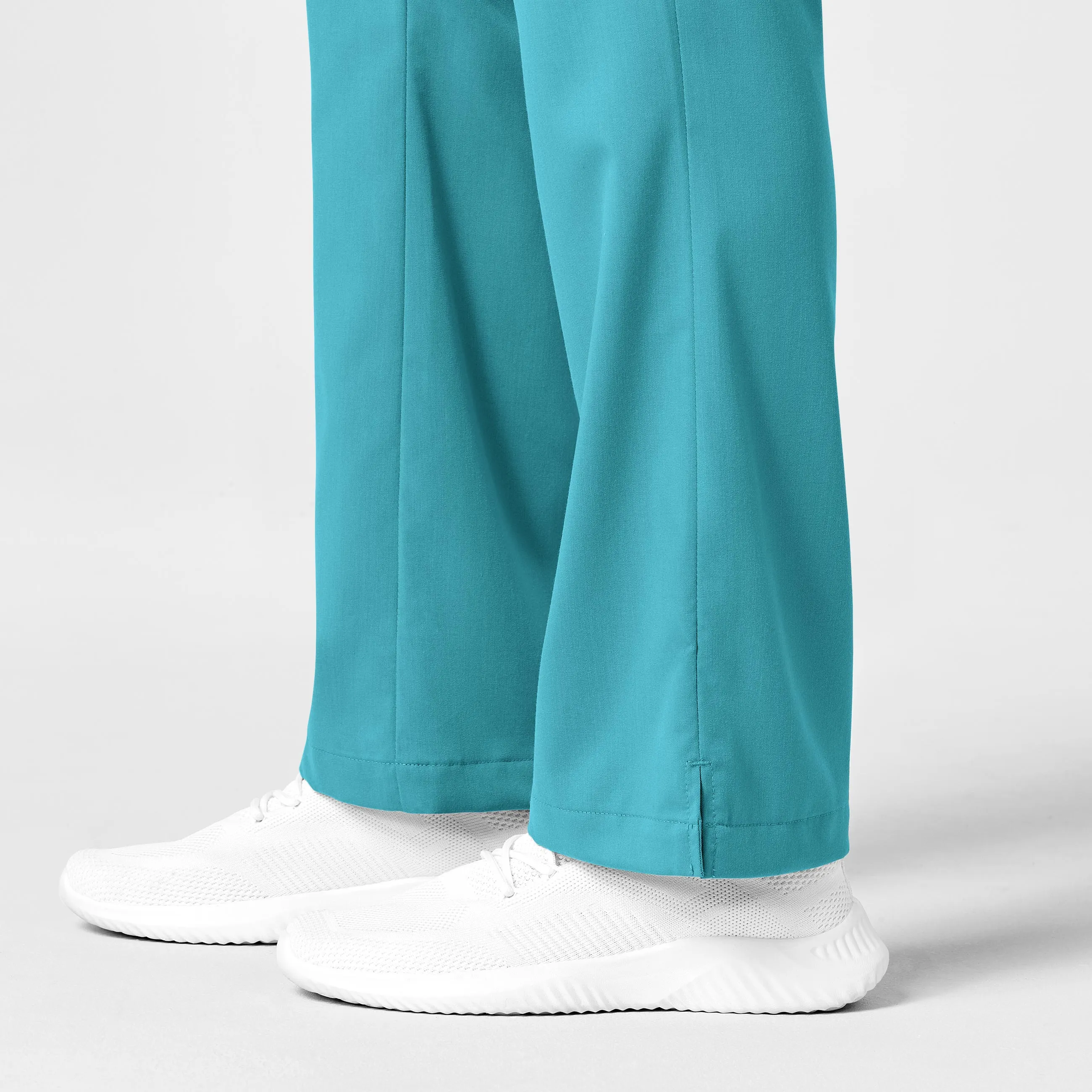 PRO Women's Moderate Flare Leg Scrub Pant - Teal Blue