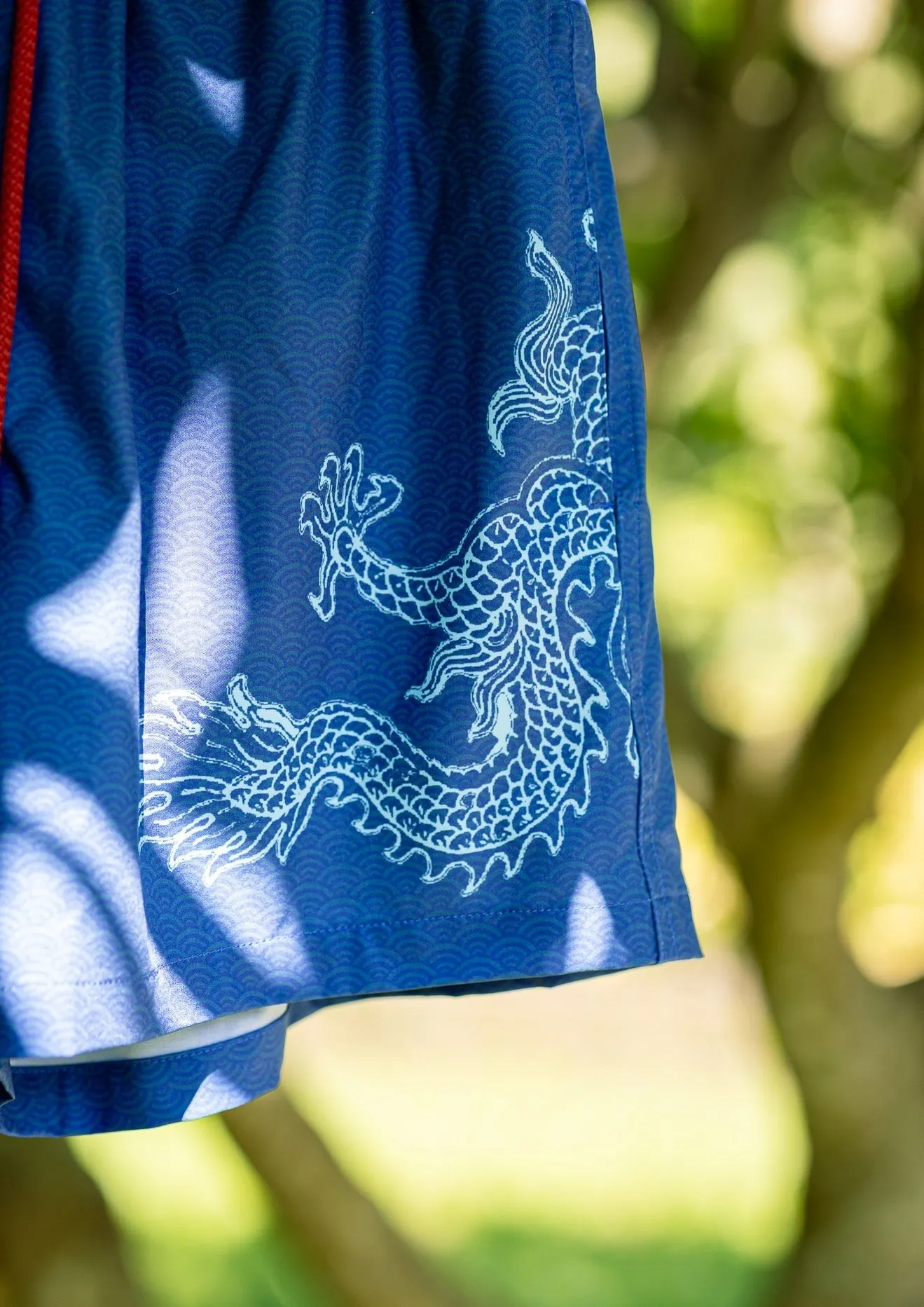 Qipology X Mazu Resortwear "Dragon Wave" Swim Shorts