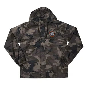 Santa Cruz Seeker Hooded Windbreaker Mens Jacket - Camo