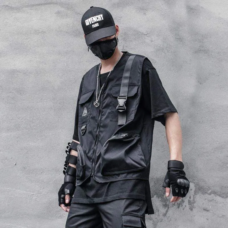 Techwear Cargo utility vest