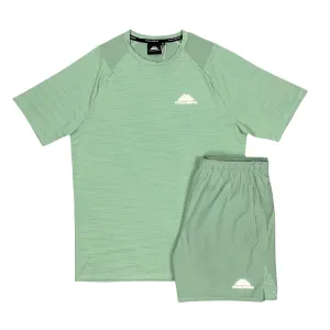 Trailberg Element T-Shirt / Shorts Set - Sage Green