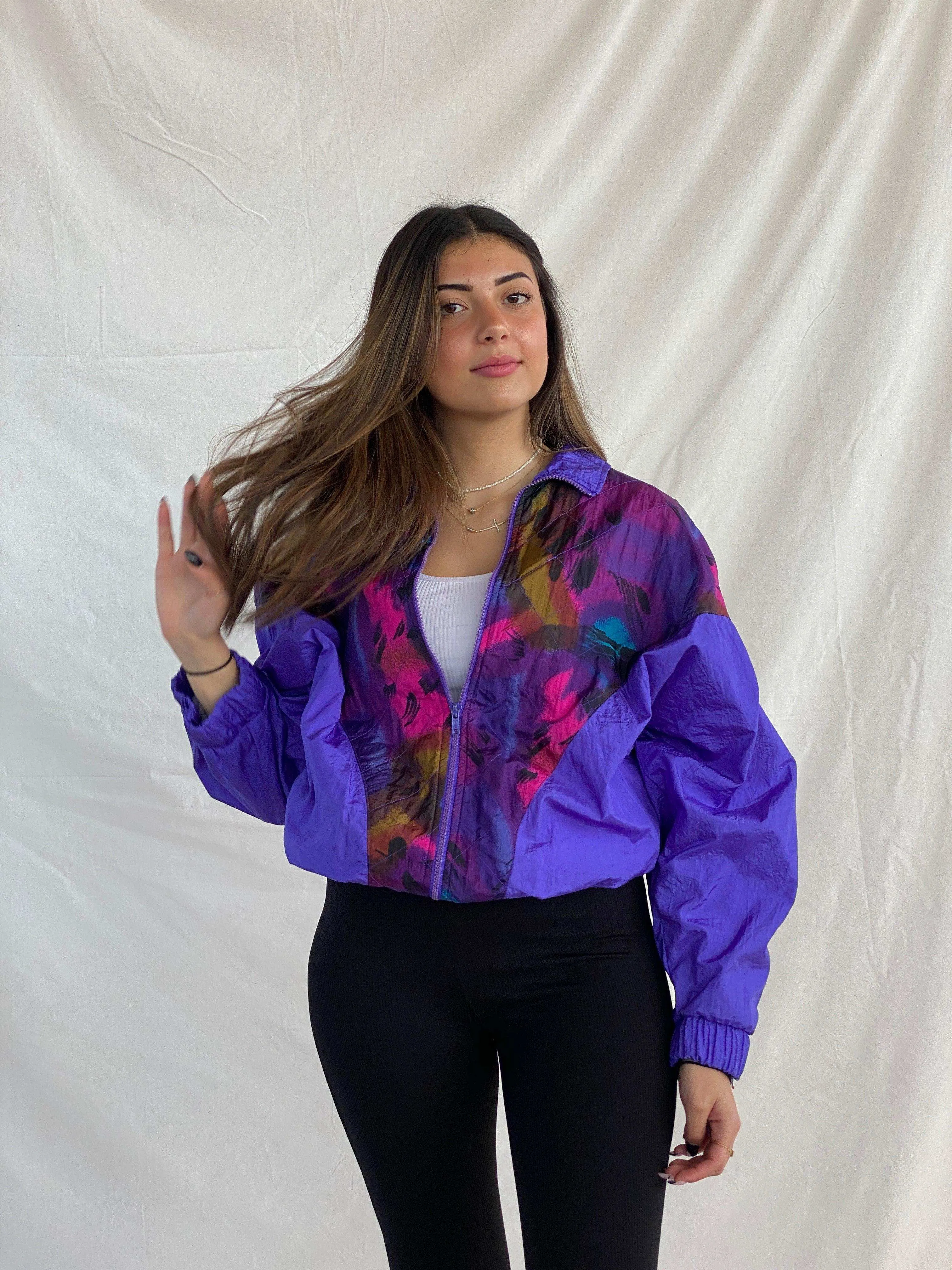 Vintage 80s/90s Oleg Cassini Windbreaker Jacket