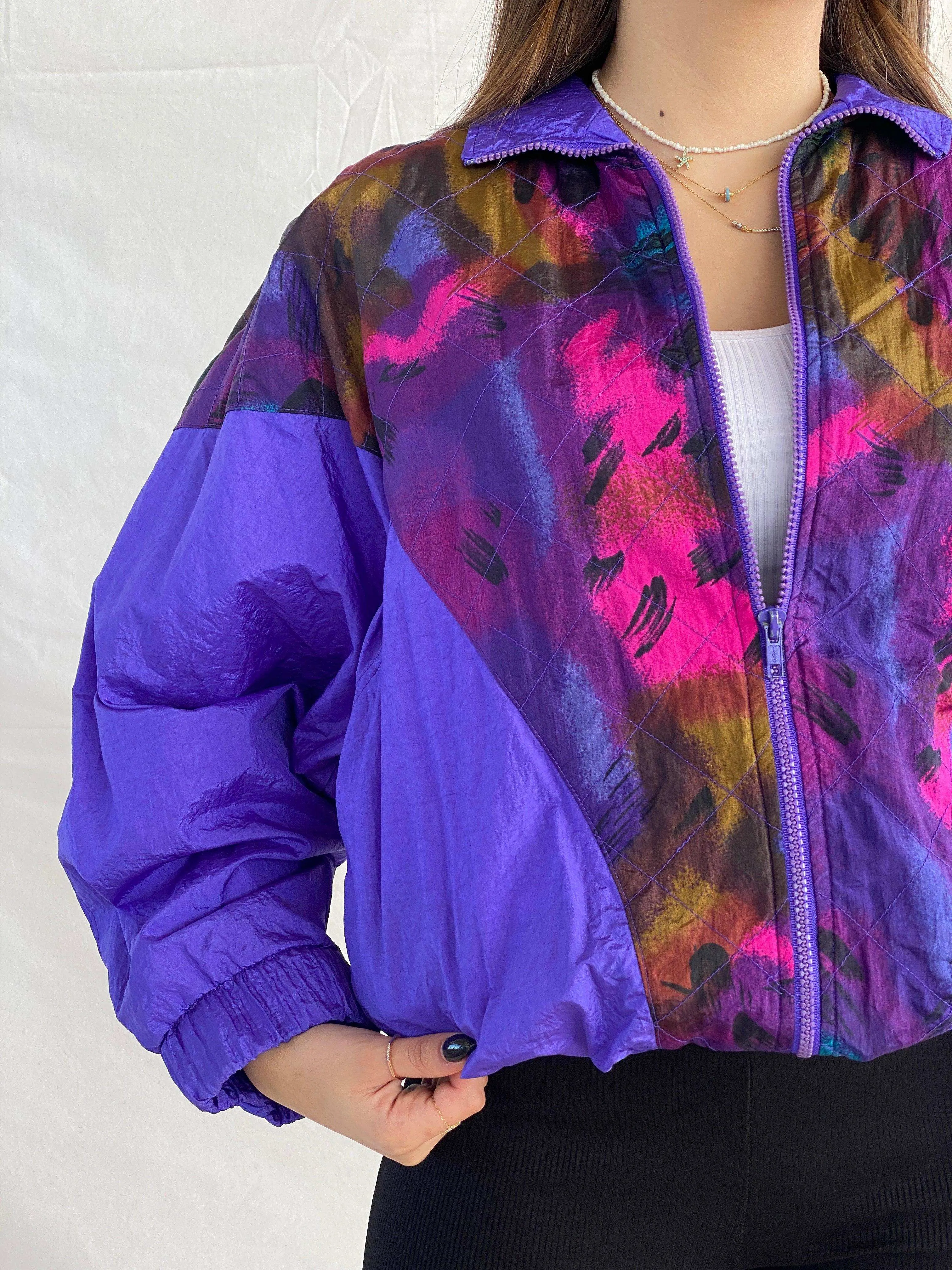 Vintage 80s/90s Oleg Cassini Windbreaker Jacket