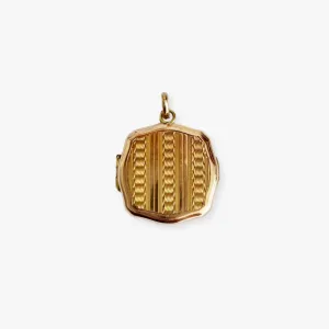 Vintage 9K Gold Ornate Locket