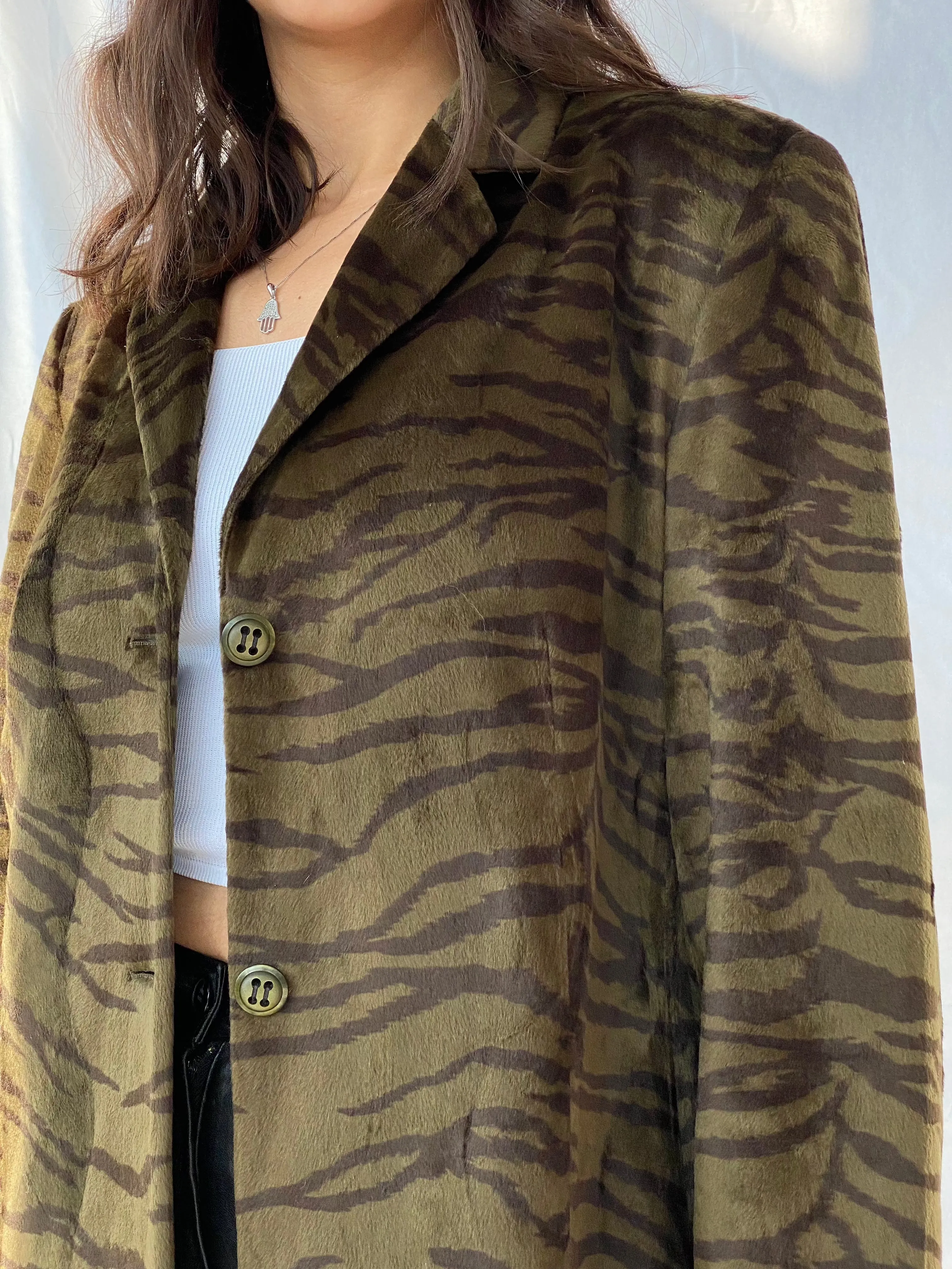 Vintage Animal Print Jacket